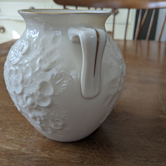 Vintage Lenox Dogwood Double Handle Vase - Picture 3 of 5